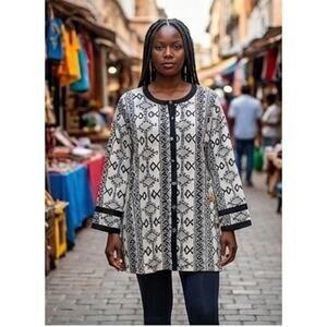 Meetu Magic Woven African-style Poncho/Jacket/Cardigan